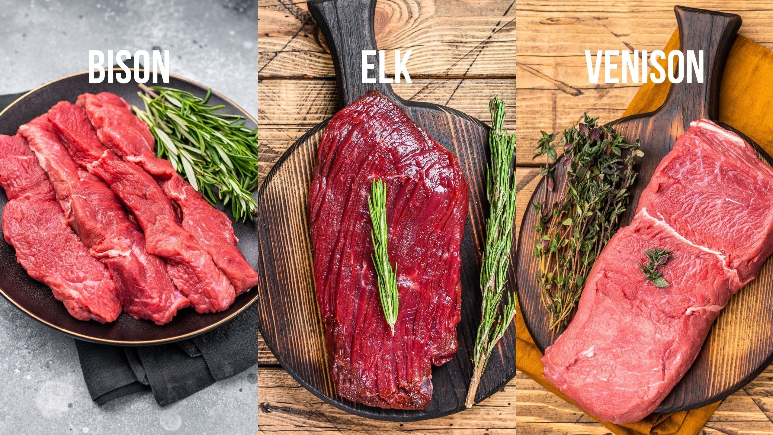 Bison vs. Elk vs. Venison: The Game Meat Guide