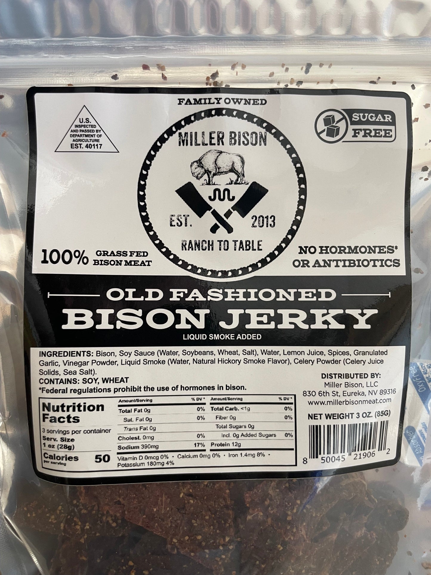 Old Fashioned Bison Jerky