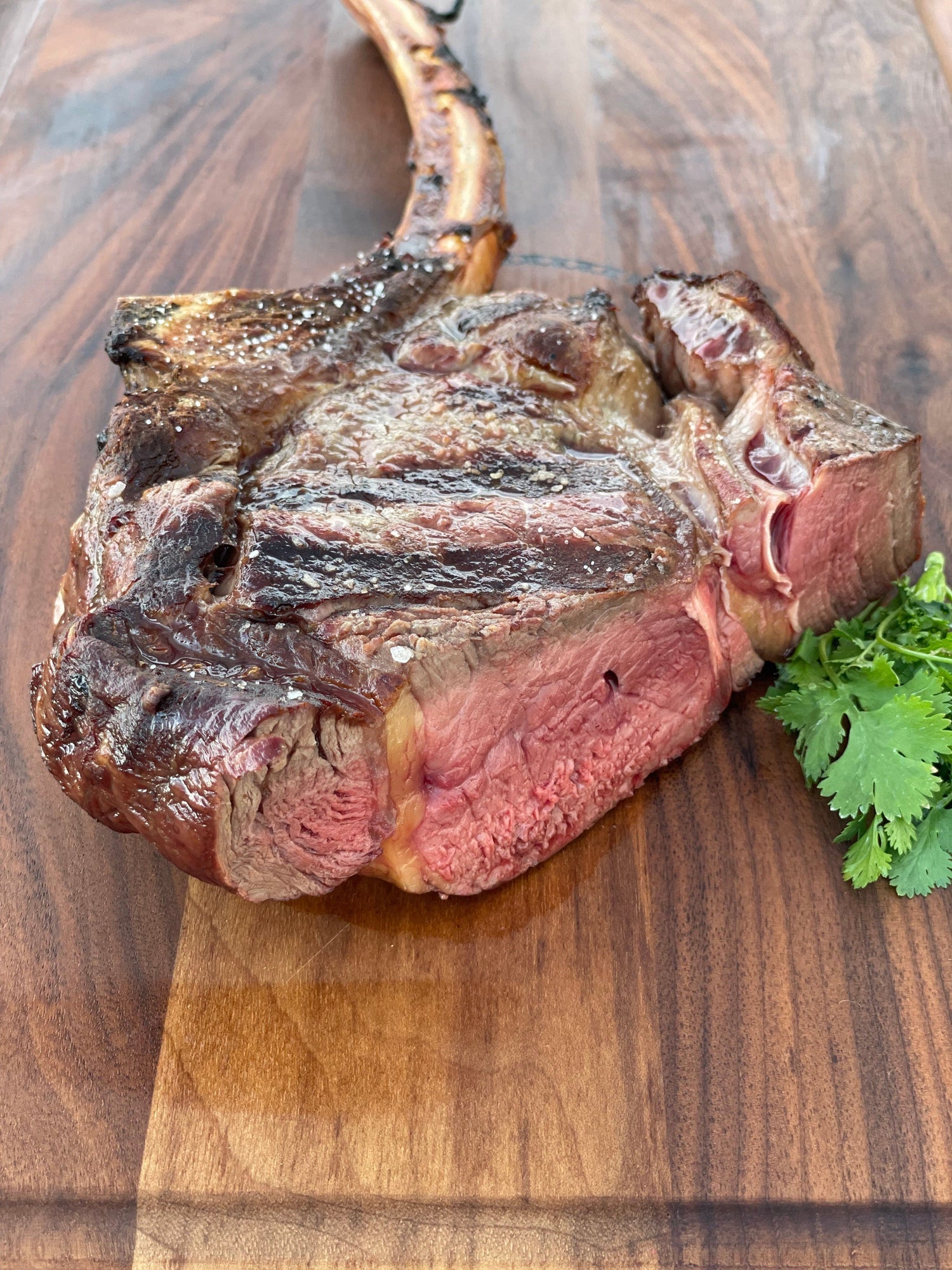 Miller Bison LLC. Bison Meat Tomahawk Steak