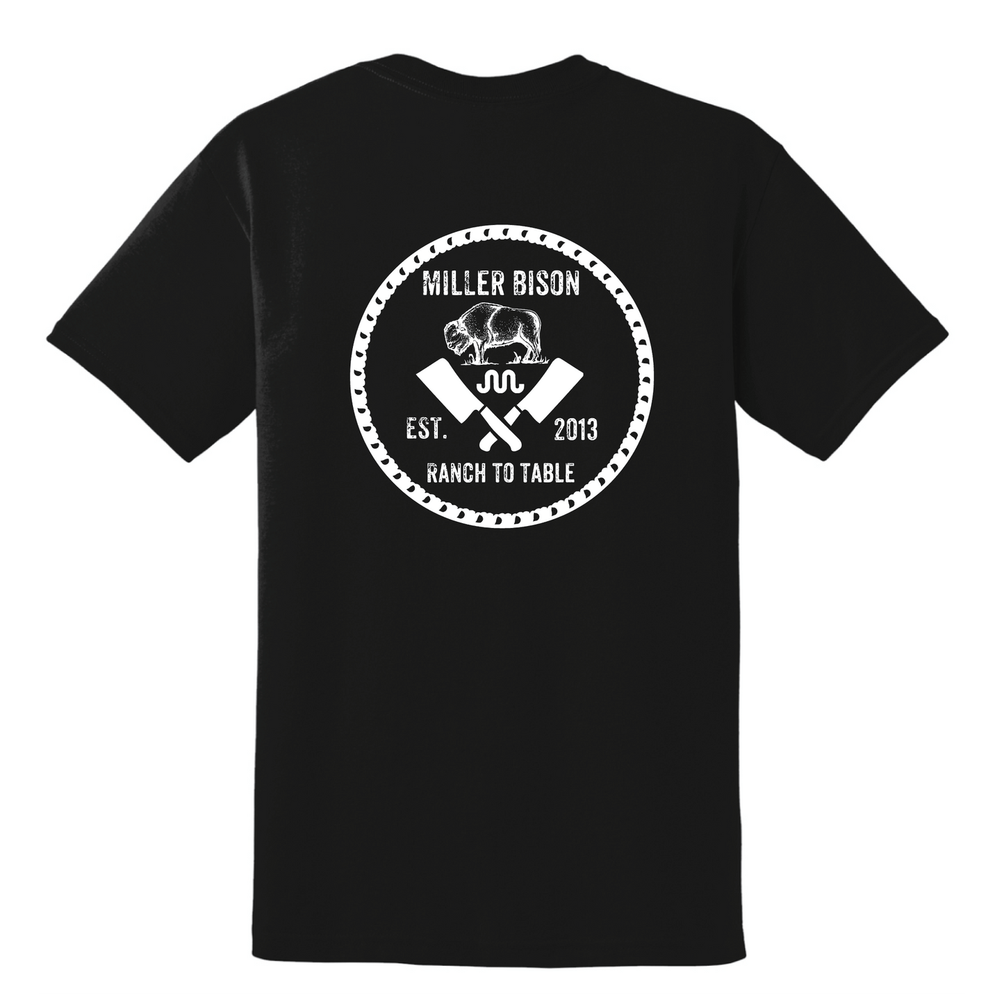 Miller-Bison Miller Bison Short Sleeve T-Shirt - Black