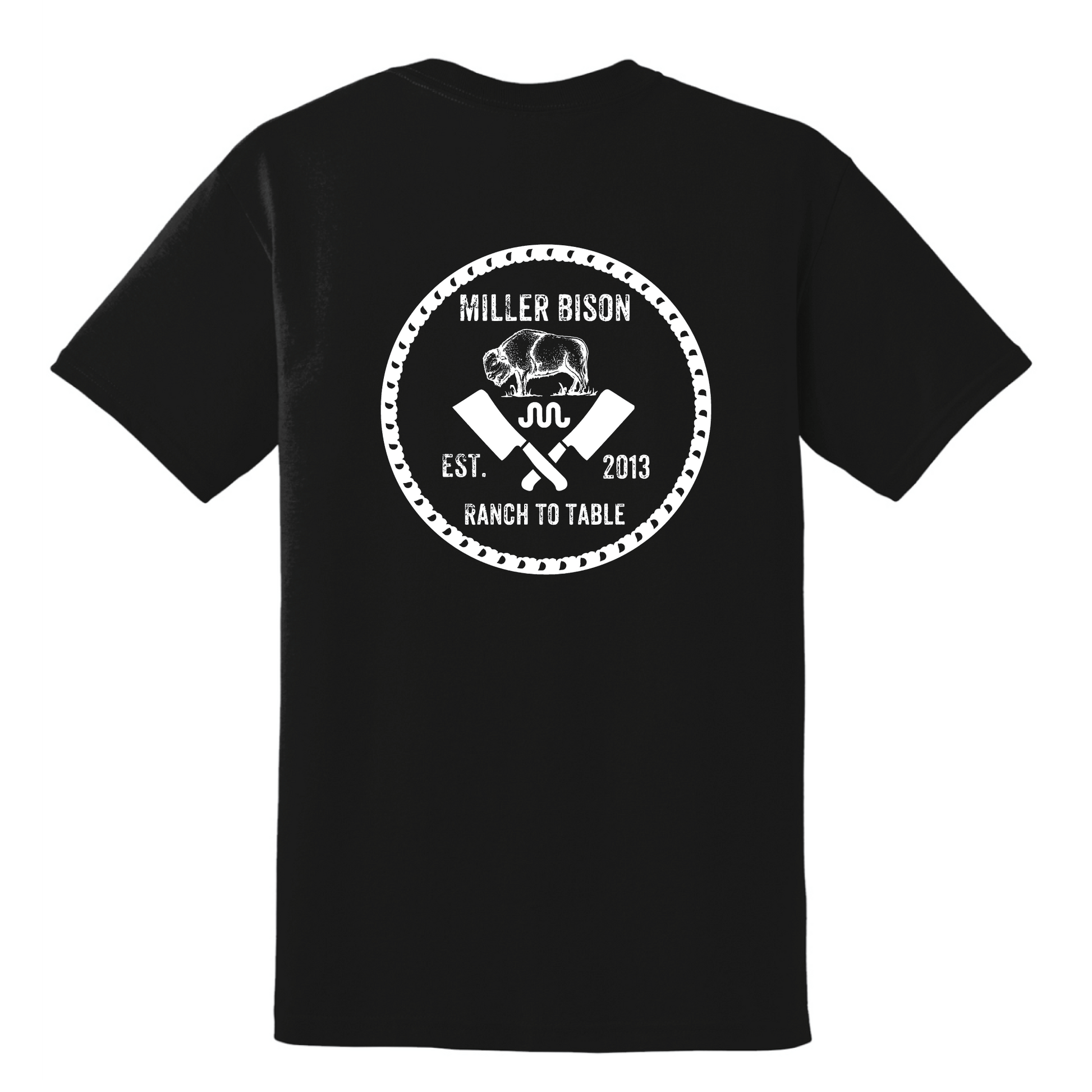 Miller-Bison Miller Bison Short Sleeve T-Shirt - Black