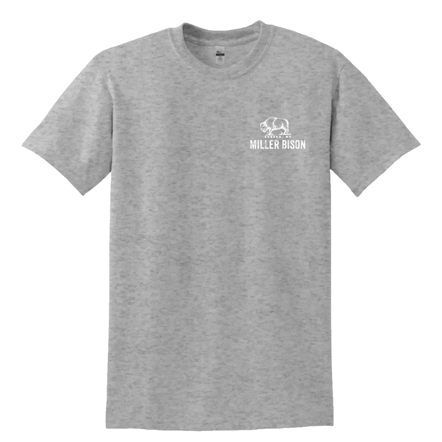 Miller-Bison Miller Bison Short Sleeve T-Shirt - Gray