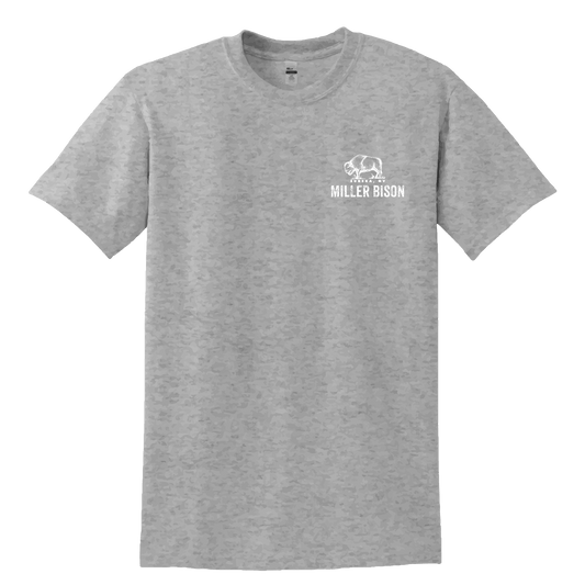 Miller-Bison Miller Bison Short Sleeve T-Shirt - Gray