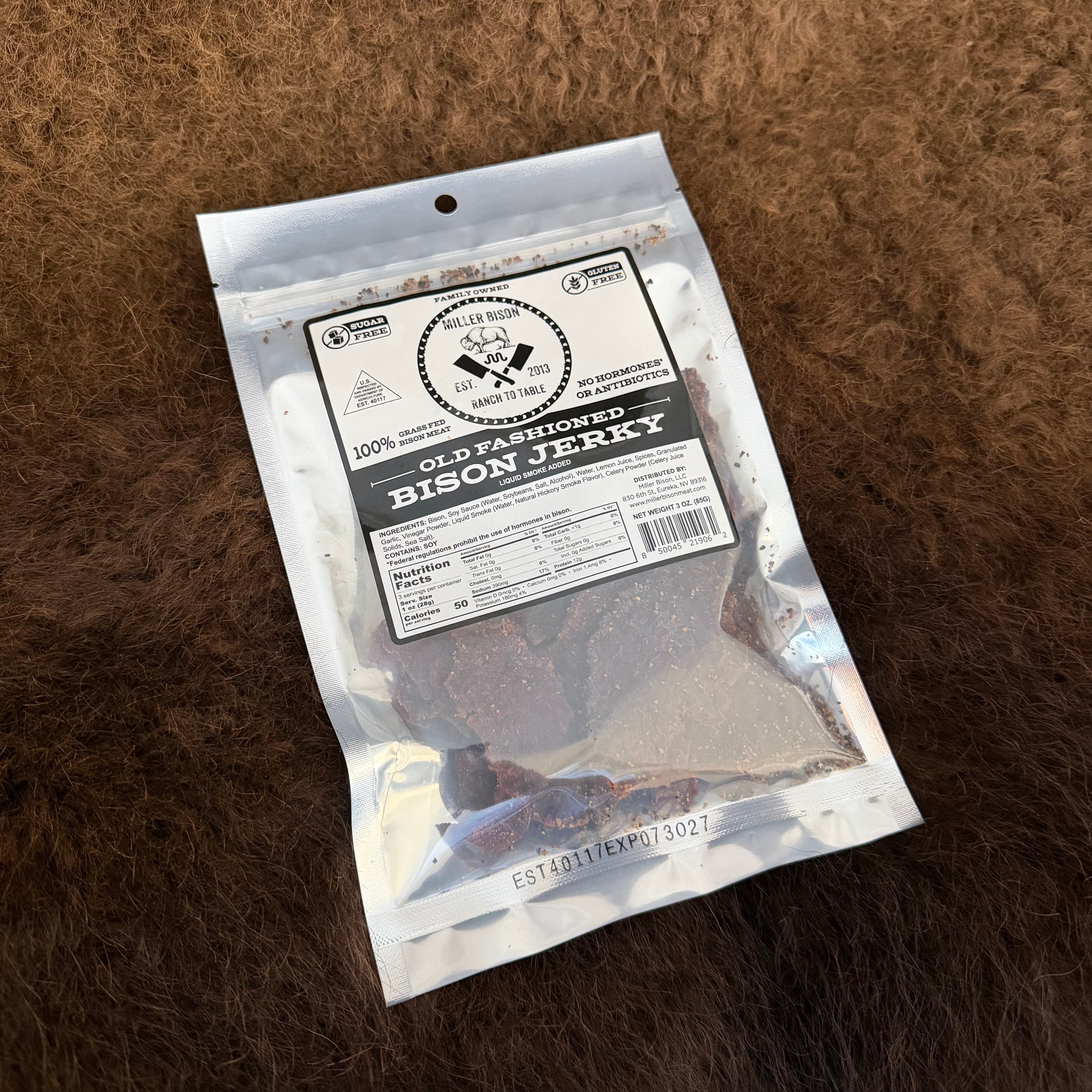 Old Fashioned Bison Jerky