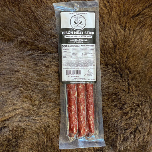 Teriyaki Bison Meat Sticks