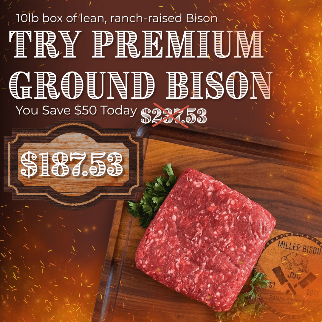 Ground Bison – 10lb Box (LIMITED TIME OFFER)