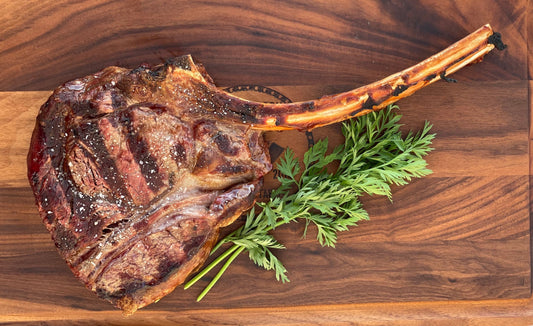 Miller Bison LLC. Bison Meat Tomahawk Steak