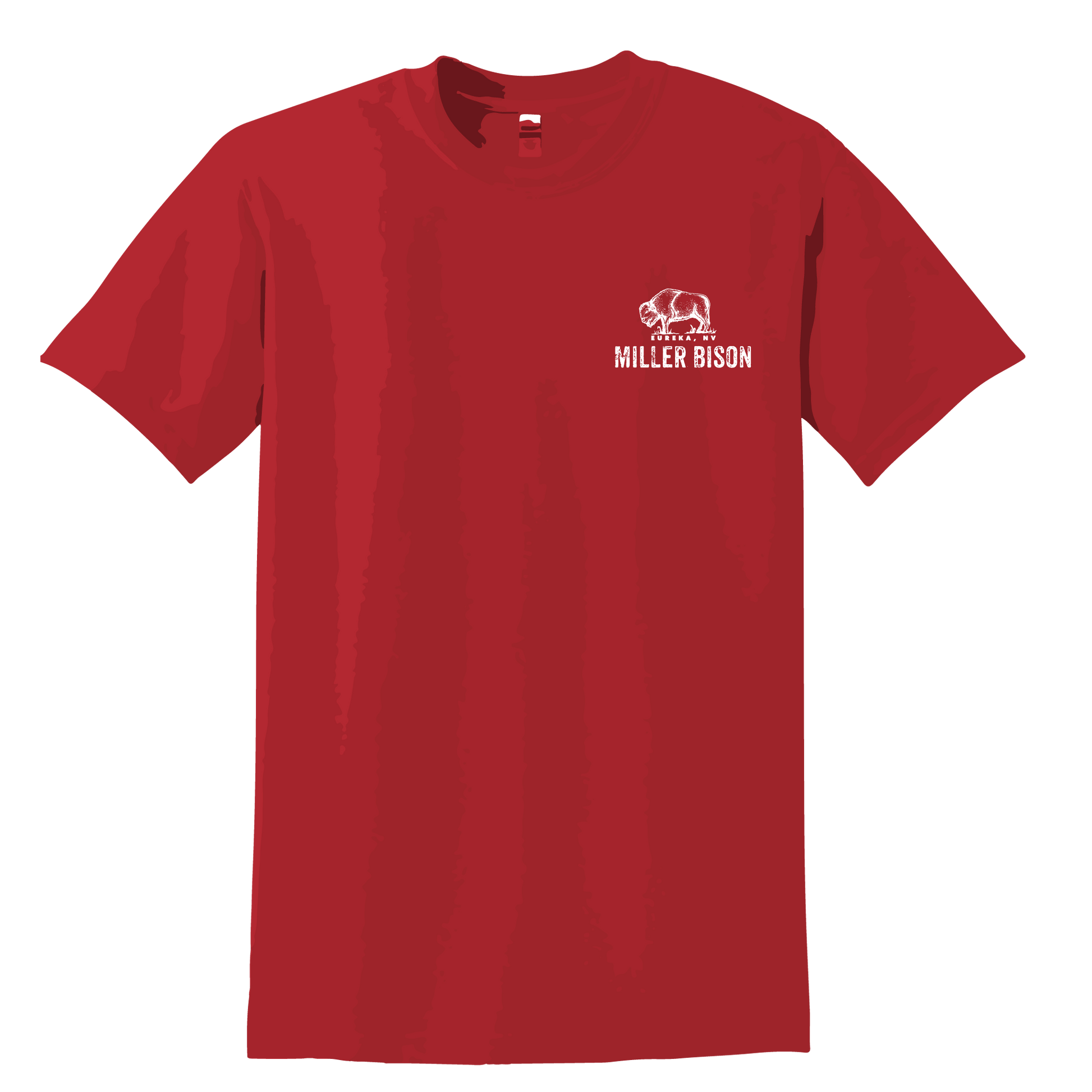 Miller-Bison Miller Bison Short Sleeve T-Shirt - Red
